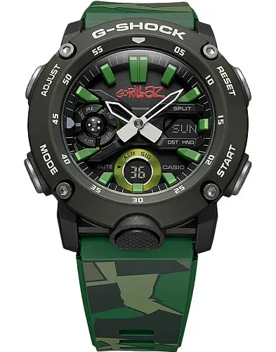 Casio G-Shock x Gorillaz GA-2000GZ-3A